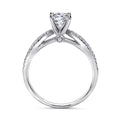 Gabriel & Co. "Elyse" Split Shank Diamond Engagement Ring