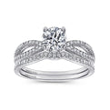 Gabriel & Co. "Elyse" Split Shank Diamond Engagement Ring