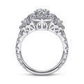 Gabriel & Co. "Eve" Massive Marquise Halo Diamond Engagement Ring