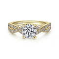 Gabriel & Co. "Gina" Twist Diamond Engagement Ring