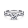 Gabriel & Co. "Hannah" Diamond Channel Set Engagement Ring