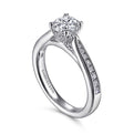 Gabriel & Co. "Hannah" Diamond Channel Set Engagement Ring