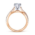 Gabriel & Co. "Kayla" Twist Diamond Engagement Ring