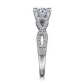 Gabriel & Co. "Kayla" Twist Diamond Engagement Ring