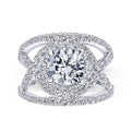 Gabriel & Co. "Naples" Halo Diamond Engagement Ring