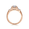 Gabriel & Co. "Raveena" Three Stone Diamond Engagement Ring