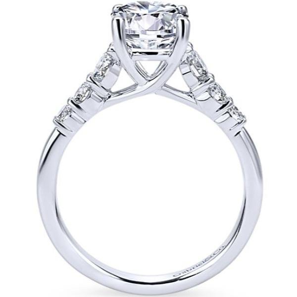 Gabriel "Darby" Large Graduating Diamond Engagement Ring