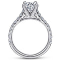 Gabriel Erica Round Cut Shared Prong Diamond Engagement Ring