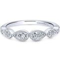 Gabriel "Garland" Diamond Wedding Ring