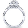 Gabriel "Marissa" Twist Diamond Halo Engagement Ring