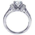 Gabriel & Co. "Maureen" Hammered Diamond Engagement Ring