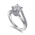 Gabriel & Co. "Naomi" Bypass Diamond Engagement Ring