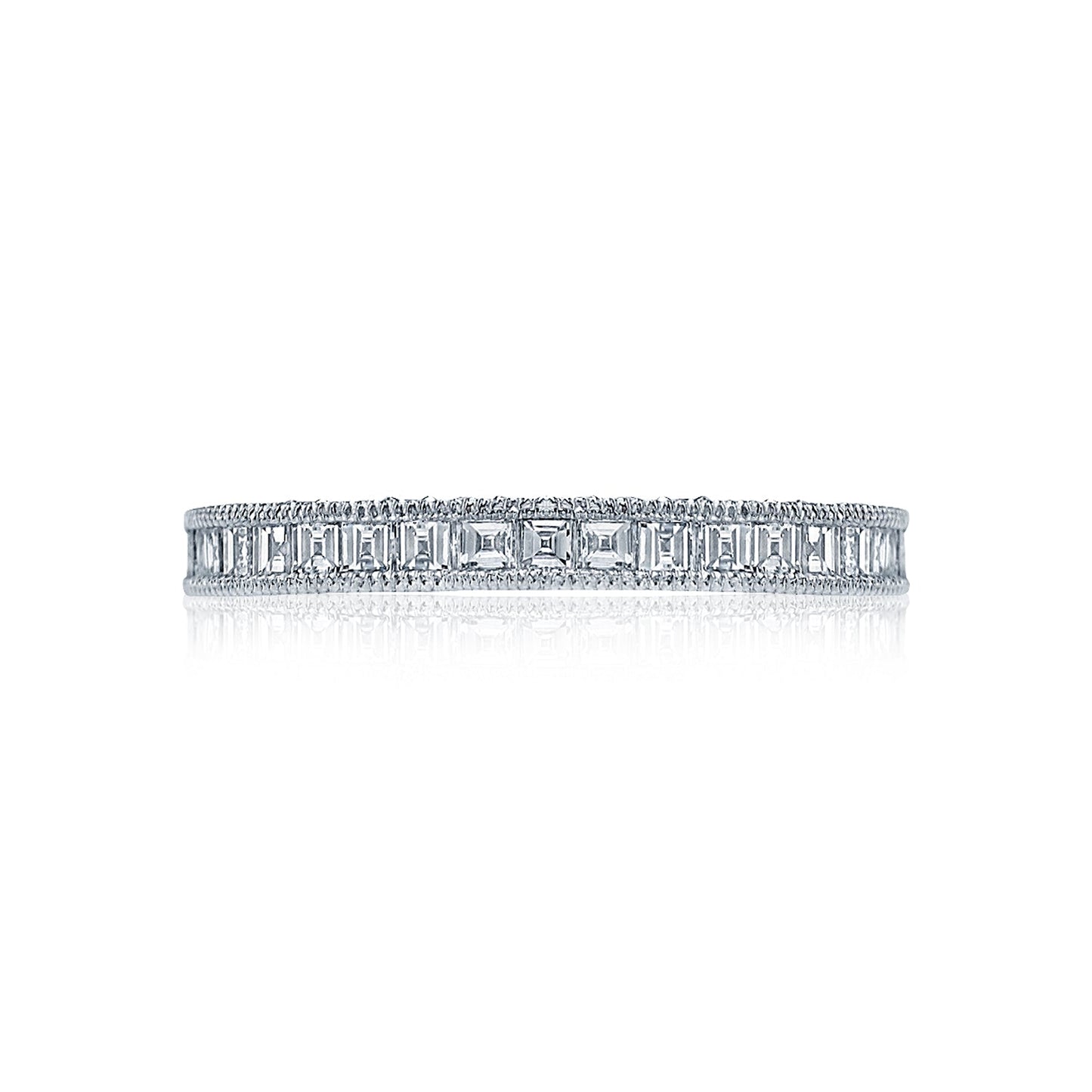 Tacori 18k White Gold Blooming Beauties White Gold Diamond Wedding Band (0.63 CTW)