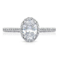 Oval Bloom Engagement Ring