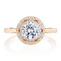 Round Bloom Engagement Ring