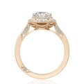 Round Bloom Engagement Ring