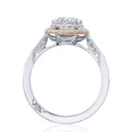 Round Bloom Engagement Ring