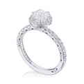 Round Bloom Engagement Ring