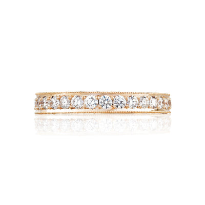 Tacori 18k Rose Gold RoyalT Diamond Wedding Band (0.85 CTW)