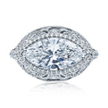 Marquise Bloom Engagement Ring