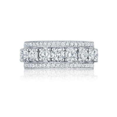 Tacori Adoration Platinum Eternity Diamond Wedding Band (3.5 CTW)