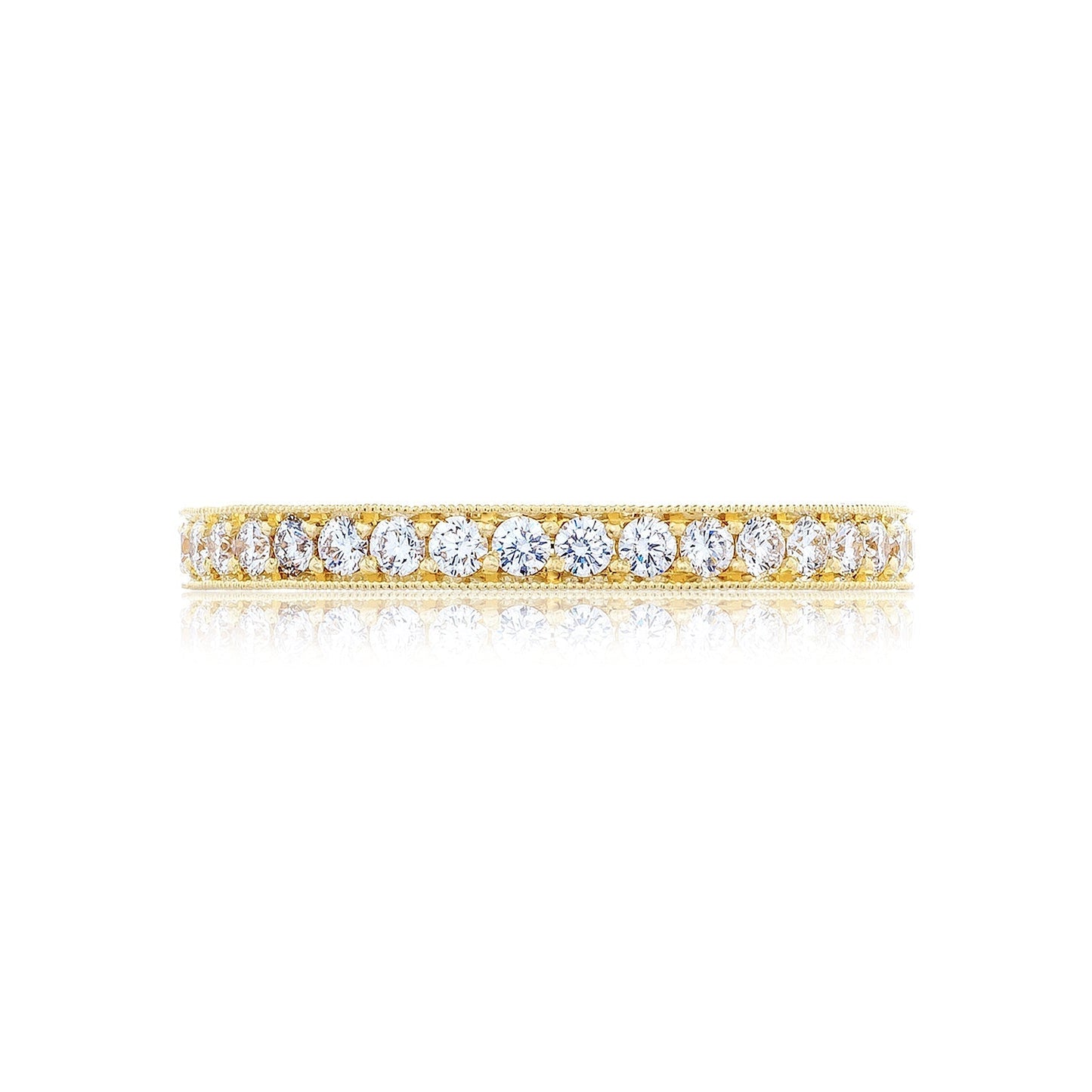 Tacori 18k Yellow Gold RoyalT Diamond Wedding Band (0.65 CTW)