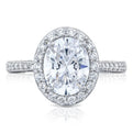 Oval Bloom Engagement Ring