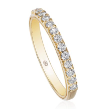 Christopher Designs Round Diamond Band