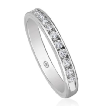 Christopher Designs Round Diamond Band