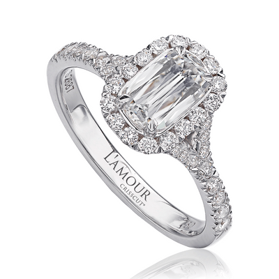 LAmour Crisscut® Diamond Engagement Ring