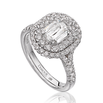 LAmour Crisscut® Diamond Engagement Ring