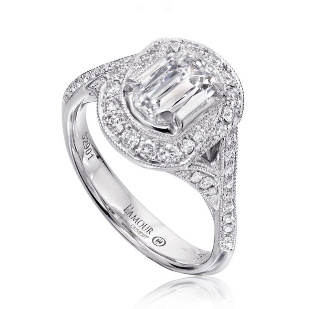 LAmour Crisscut® Diamond Engagement Ring