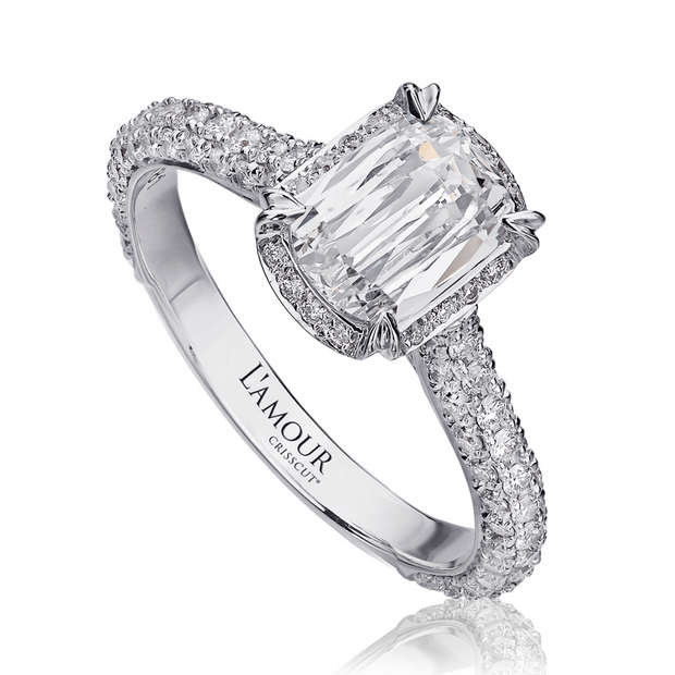 LAmour Crisscut® Diamond Engagement Ring