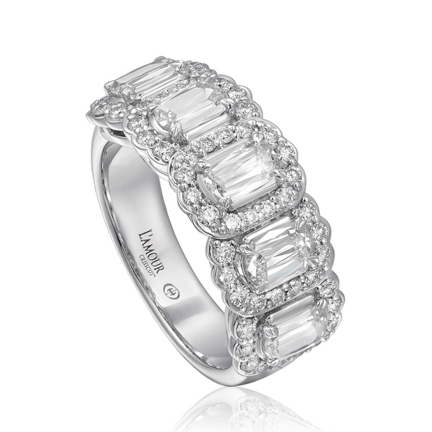 LAmour Crisscut® Diamond Band