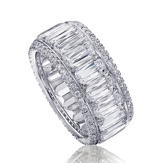 LAmour Crisscut® Diamond Anniversary Band