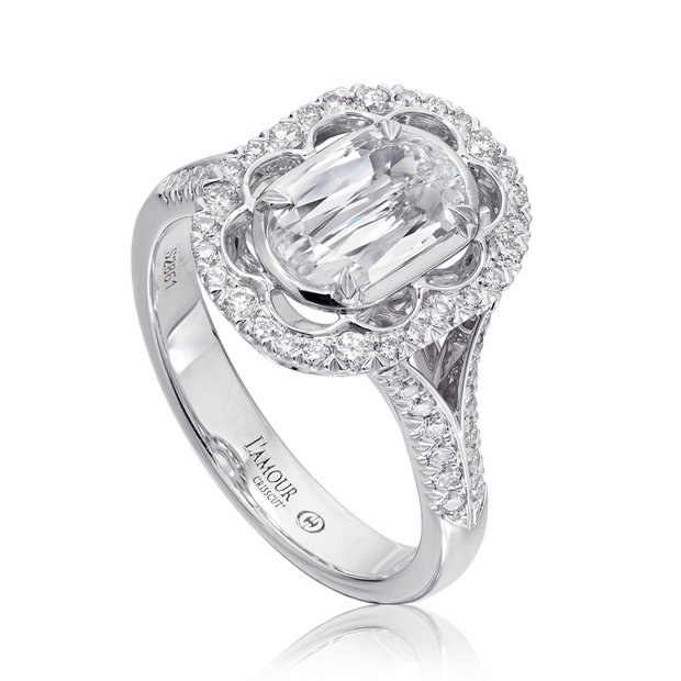 LAmour Crisscut® Diamond Engagement Ring