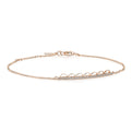 Open Crescent Diamond Bracelet