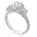 Oval 3-Stone Engagement Ring