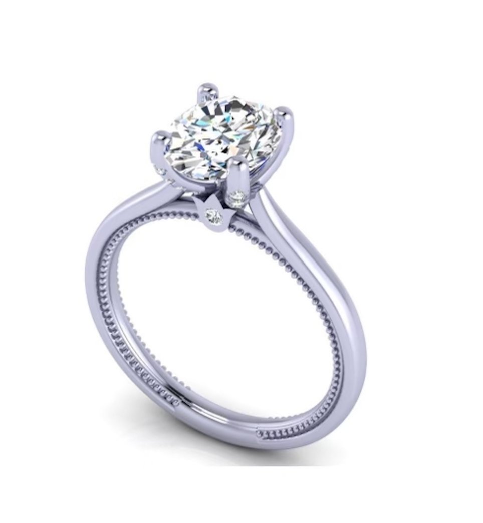 Verragio Women's Engagement Ring Renaissance-SOL305-OV