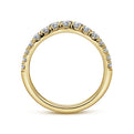 Gabriel & Co. AN10958Y44JJ 14K Yellow Gold Diamond Anniversary Band