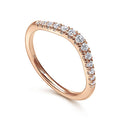 Gabriel & Co. AN10963K44JJ 14K Rose Gold Diamond Anniversary Band