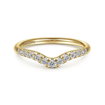 Gabriel & Co. AN10974Y44JJ 14K Yellow Gold Diamond Anniversary Band