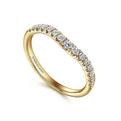 Gabriel & Co. AN11013Y44JJ 14K Yellow Gold Diamond Anniversary Band