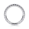 Gabriel & Co. AN11262-5W44JJ 14K White Gold French Pavé Set Diamond Eternity Band