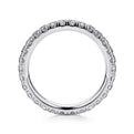 Gabriel & Co. AN11262-7W44JJ 14K White Gold French Pavé Set Diamond Eternity Band