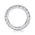 Gabriel & Co. AN11264-4W44JJ 14K White Gold French Pavé Set Diamond Eternity Band