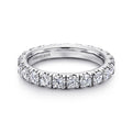 Gabriel & Co. AN11264-6W44JJ 14K White Gold French Pavé Set Diamond Eternity Band