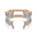 Gabriel & Co. AN12542S-T44JJ 14K White and Rose Gold Diamond Ring Enhancer