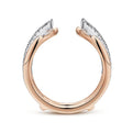 Gabriel & Co. AN12545S-T44JJ 14K White and Rose Gold Diamond Ring Enhancer