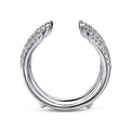 Gabriel & Co. AN12546M-W44JJ 14K White Gold Diamond Ring Enhancer